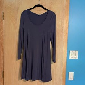 Charlotte Russe Navy Blue Long Sleeve Dress